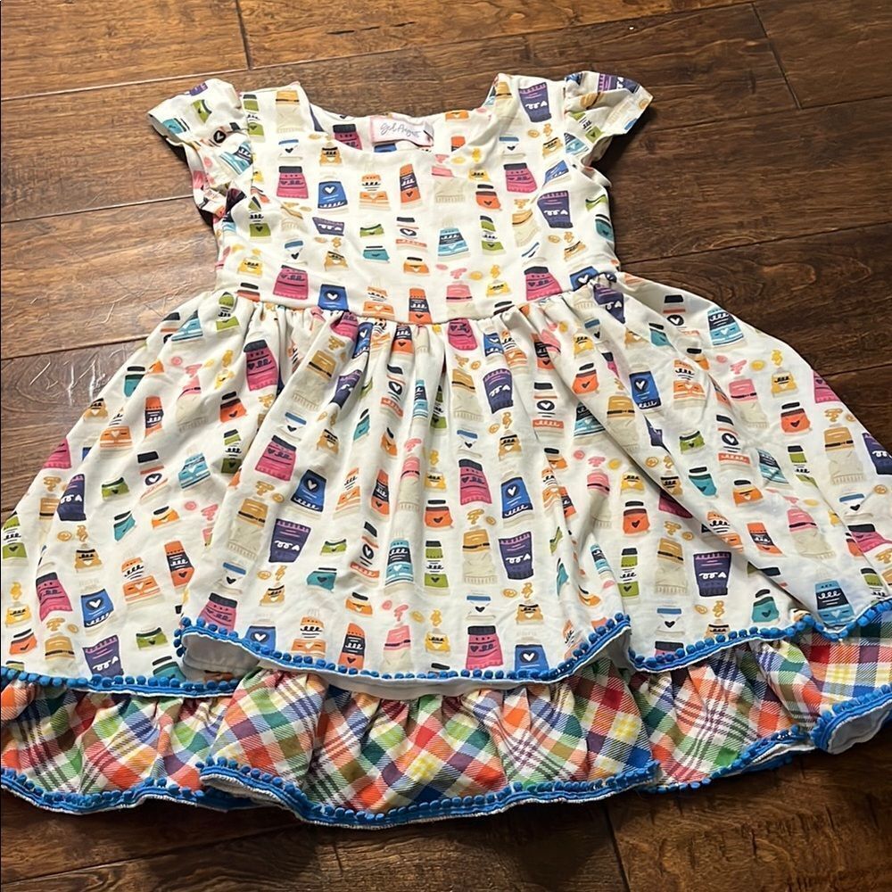 GIRL August Little Artist Swingy Dress, size 8